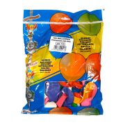 Baloane rotunde asortate 18 cm - 100 buc