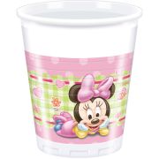 8 Pahare party Baby Minnie - 200 ml