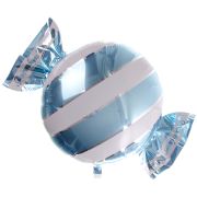 Balon folie bomboana bleu 45 cm