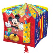 Balon folie metalizata patrat Mickey Mouse cifra 1 - 38 cm