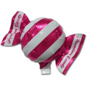 Balon mini folie bomboana roz inchis 20 cm