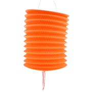 Lampion portocaliu acordeon 27 cm