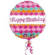 Balon folie metalizata Happy Birthday 45 cm