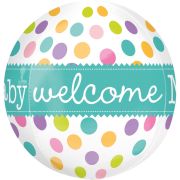Balon folie metalizata New Baby 38 x 40 cm