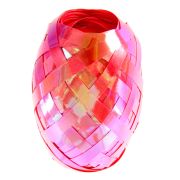 Rafie rosie sidefata pentru baloane 10 m