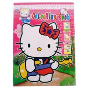 Carte de colorat Hello Kitty Chitara