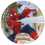 Farfurii Ultimate Spiderman Party 23 cm la set de 8 farfurii tematice