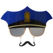 Ochelari carnaval politist cu mustata