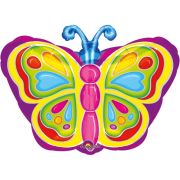 Balon folie fluture colorat 45 cm