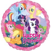 Balon folie Little Pony Happy Birthday 45 cm