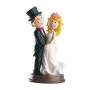 Figurina tort nunta cu mire cu joben