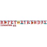 Party banner Happy Birthday party Pirati