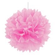 Pompon roz 40 cm