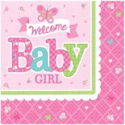 Servetele Welcome Baby Girl
