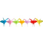 Ghirlanda multicolora model fluture