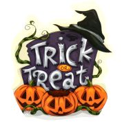 Autocolant Halloween Trick or Treat
