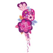 Balon folie aranjament floral 104 cm
