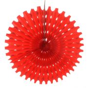 Decoratiune rotunda rosie - 30 cm