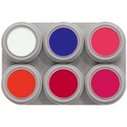 Paleta 6 vopsele fluorescente - Grimas