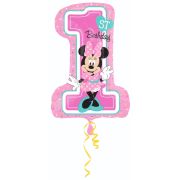 Balon 1'st Birthday Minnie Mouse 48 x 71 cm