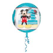 Balon folie sfera Mickey Mouse cifra 1 - 38 x 40 cm
