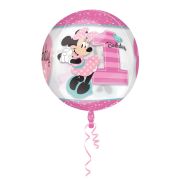 Balon folie transparent Minnie Mouse 38 x 40 cm
