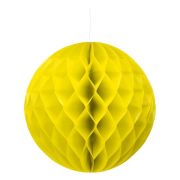 Decoratiune glob galben 30 cm