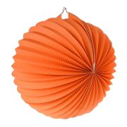 Lampion decorativ portocaliu 25 cm
