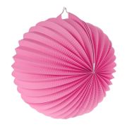 Lampion decorativ roz 25 cm