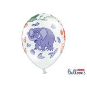 10 baloane animale Zoo 30 cm