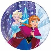 8 Farfurii Frozen Snowflakes - 23 cm