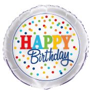 Balon Happy Birthday cu buline