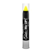 Creion UV (neon) sclipici galben pentru body art PaintGlow - 3 grame