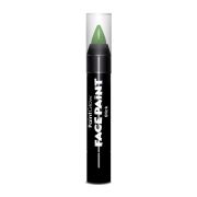 Creion verde intens face painting PaintGlow - 3 grame