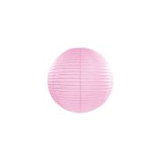 Lampion decorativ roz deschis 25 cm