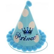 Coif Prince bleu cu buline mari