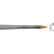 Pensula cu varf ascutit din par artificial cu fir lung - Grimas SL6