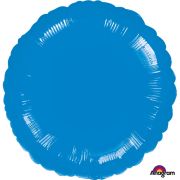 Balon albastru din folie metalizata 43 cm