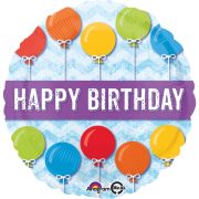 Balon Happy Birthday 43 cm