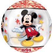 Balon Mickey Mouse sfera (orbz) 38 x 40 cm