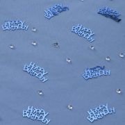 Confetti albastre Happy Birthday - 28 grame