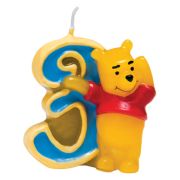 Lumanare pentru tort cifra 3, Winnie the Pooh