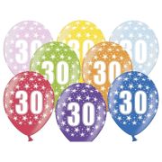 10 baloane latex 30 ani - 30 cm