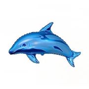 Balon folie delfin bleu 60 cm