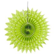 Decoratiune rotunda verde 20 cm