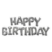 Balon argintiu Happy B-day