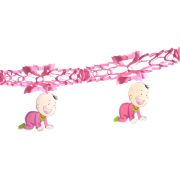 Ghirlanda roz cu bebelusi 1.5 metri
