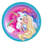 8 Farfurii Barbie - Dreamtopia - 23 cm