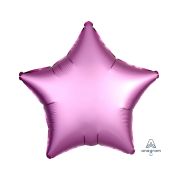 Balon stea roz flamingo satinat 43 cm