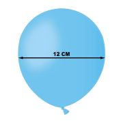 100 Baloane bleu Gemar - 12 cm